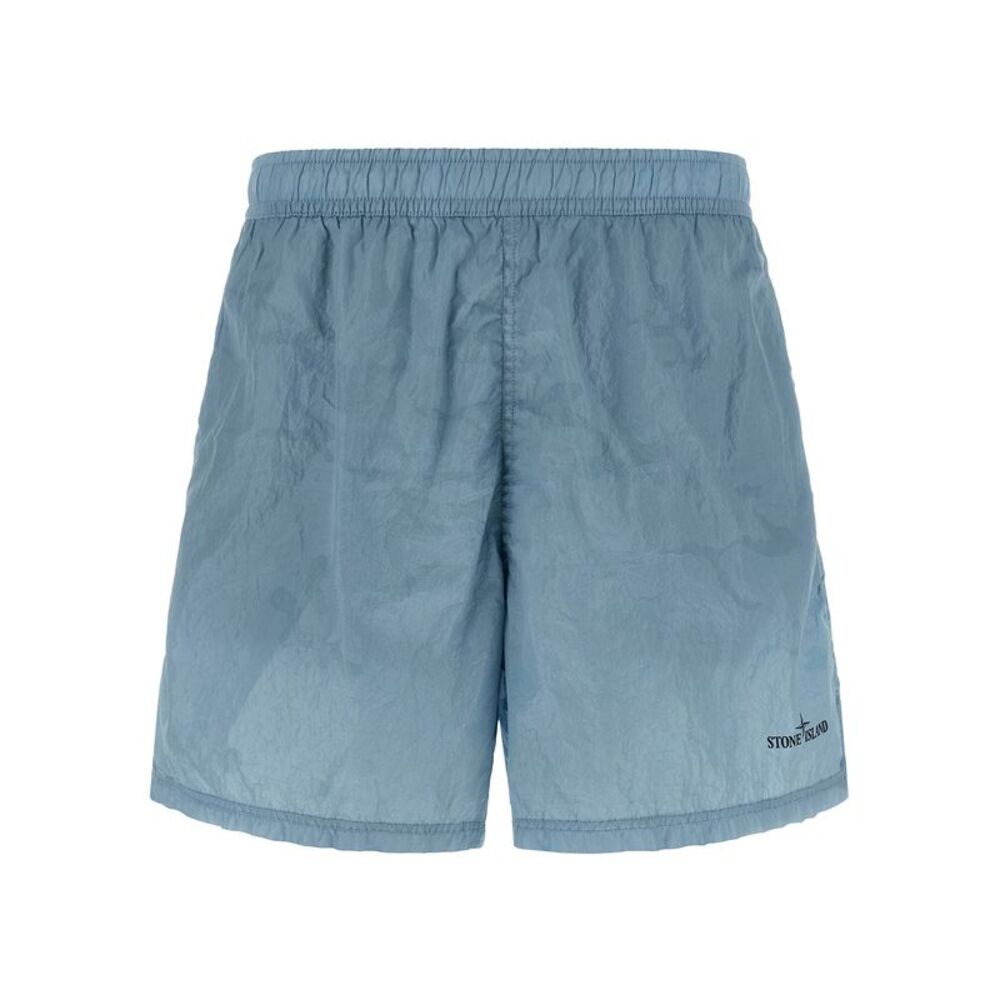 Stone Island Men Logo Print Swim Shorts